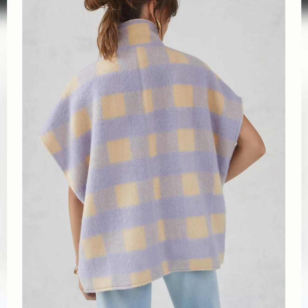 Anthropologie Andersen and Lauth Plaid Capelet - Picture 3 of 7